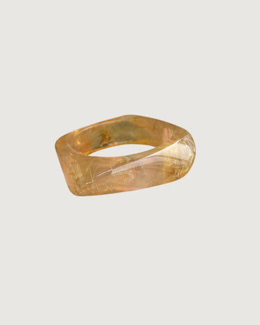Sienna Swell Resin Bangle – Honey Swirl - STUDIO JO STORE